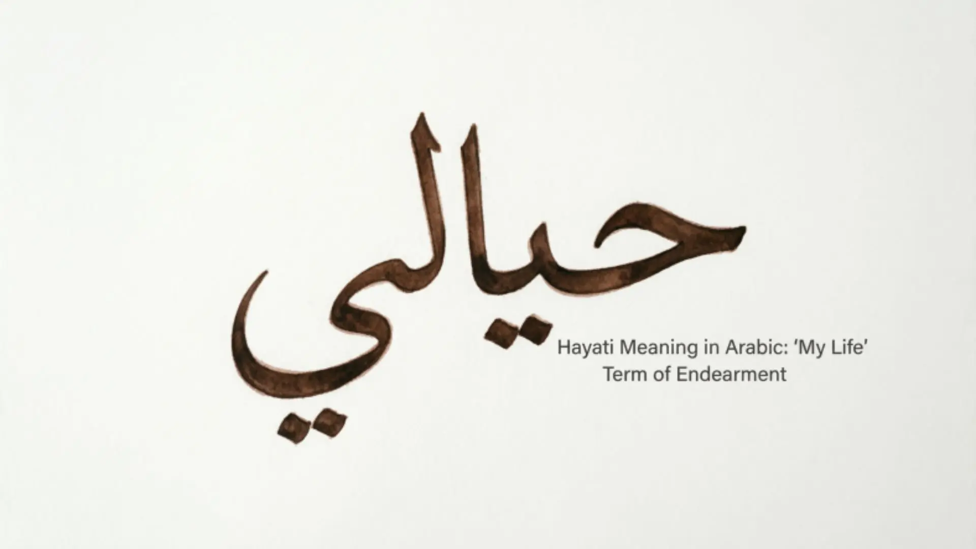 Hayati meaning