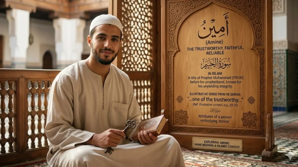 Amine Name Meaning in Islam & Quran